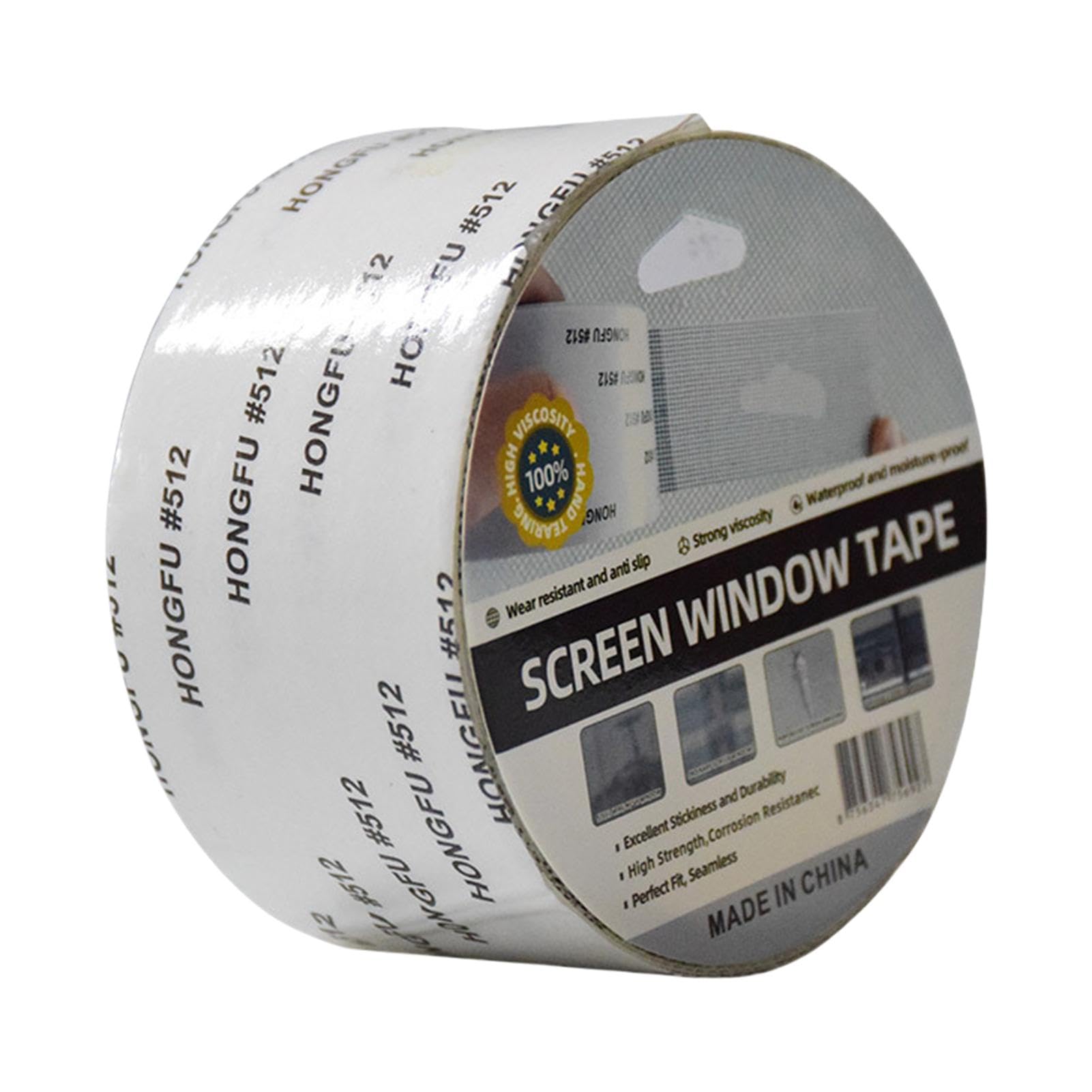 カモフラージュスクリーン修理キット Amazon | スクリーンメッシュ修理キット - 強力粘着修理テープ |ペット